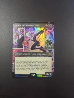 Black Cat, Cunning Thief (Borderless) Marvel's Spider-Man Foil - Image 1