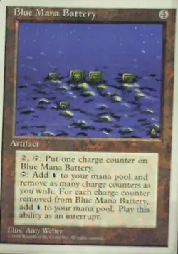 Blue Mana Battery - Fourth Edition: #300, Magic: The Gathering Nm R39 - Image 1