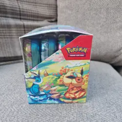 Pokemon TCG Prismatic Evolutions Mini Tin Display Case | 8 Tins / Factory Sealed - Image 2