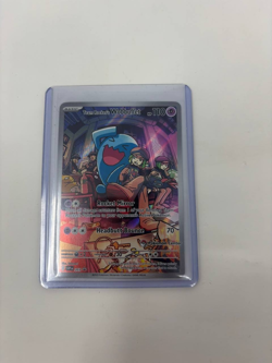 Pokemon Center Team Rocket's Wobbuffet SVP 203 PC ETB Exclusive Stamped Promo - Image 1