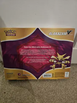 Pokemon TCG Alakazam V Box New And Factory Sealed 4 Booster Packs Scarlet Violet - Image 2