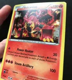 Volcanion 25/114 Steam Siege Holo Cracked Ice Gears Of Fire Deck Pokemon Card PL - Image 2