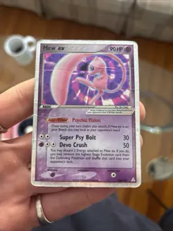 Pokemon Mew ex EX Holon Phantoms Holo Rare 100/110 90HP - Image 1