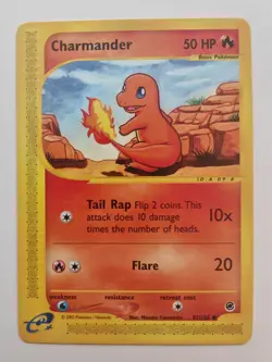 Rare Pokemon Card Charmander Expedition Base Set 97/165. Mint. - Image 1