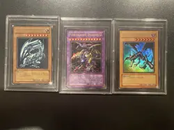 Yugioh - Red Eyes Black Dragon, Blue Eyes White Dragon, and Five Headed Dragon - Image 1