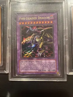 Yugioh - Red Eyes Black Dragon, Blue Eyes White Dragon, and Five Headed Dragon - Image 3