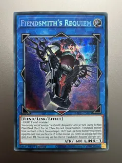 Yugioh - Fiendsmith's Requiem Prismatic Secret Rare MP25-EN089, NM, 1st Ed - Image 1