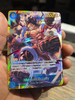 Monkey D. Luffy (Alt Art) OP11-118 SEC A Fist of Divine Speed ONE PIECE English - Image 2