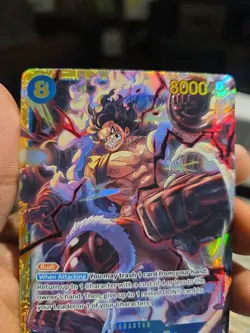Monkey D. Luffy (Alt Art) OP11-118 SEC A Fist of Divine Speed ONE PIECE English - Image 3