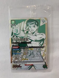 Union Arena Yusuke Urameshi RARE BATTLE WINNER UEPR/YYH-1-038 ENGLISH - Image 1