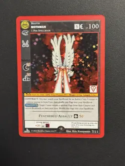 Metazoo x Revive Nightfall Mothman 7/11 NON Redeemable Holo Card - Image 1