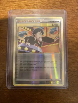 Judge 78/95 Uncommon Unleashed Reverse Holo Pokemon Card - Image 1