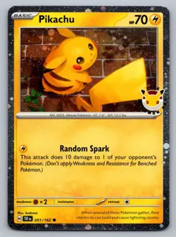 Pokemon TCG Miscellaneous Cards & Products Pikachu (Pokemon Day 2026) 051/162 - Image 1