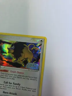 Pokemon TCG Tauros Crystal Guardians 12/100 Reverse Holo Card - Image 5