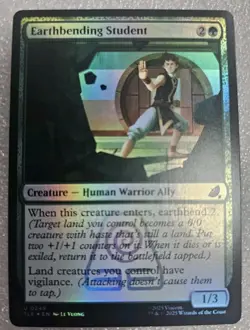 Earthbending Student (0249) MTG Avatar: The Last Airbender - NM/Mint Foil - Image 1