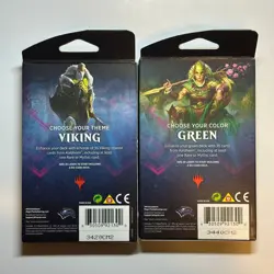 Magic the Gathering MTG Kaldheim VIKING and GREEN Theme Boosters English Sealed - Image 2