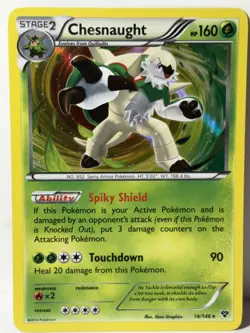 Chesnaught Holo 14/146 XY Base Set NM Pokemon Fast Ship - Image 1