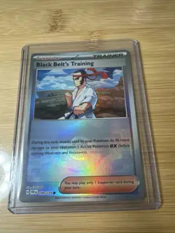 Black Belt's Training - Poke Ball Pattern 99/131 Prismatic Evolutions NM Pokemon - Image 1