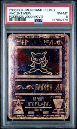 2000 POKEMON GAME MOVIE POKEMON 2000 MOVIE ANCIENT MEW PSA 8 - Image 1