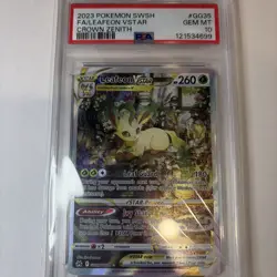 2023 Pokemon SWSH Crown Zenith #GG35 FA Leafeon VSTAR PSA 10 GEM MINT - Image 2