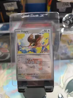 Pokemon Pidgey 016/165 Reverse Holo Play! League Stamp Promo 151 - Image 1