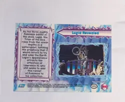 Lugia Revealed Topps Non Holo Blue Logo Pokemon The Movie 2000 - Image 2