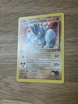 Giovanni's Machoke - 42/132 Pokemon Gym Challenge - 1st Edition NM Near Mint - Image 2