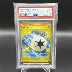 2024 Pokemon Surging Sparks SSP EN - Jet Energy Hyper Rare #252/191 - PSA 10 - Image 1