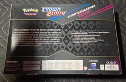Pokemon Crown Zenith Premium Figure Collection Shiny Zamazenta - Factory Sealed 820650851636 - Image 2