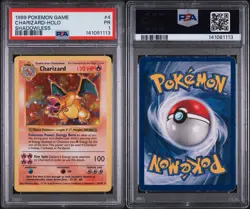 1999 Pokemon Charizard Holo Base Set Unlimited 4/102 - PSA 1 - Image 3