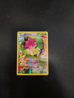 Pokemon Shaymin XY115 Black Star Promo Full Art Card (LP) / Pokemon TCG MP - Image 1