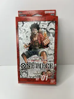 Bandai One Piece Card Game Straw Hat Crew ST-01 Starter Deck English - Image 1