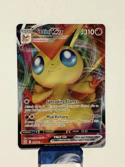 Pokemon TC Battle Styles - Victini VMAX 22/163 Ultra Rare Card MINT - Image 1
