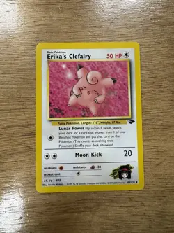 Pokemon TCG Erika's Clefairy Gym Challenge Card 40/132 Regular NM - Image 1
