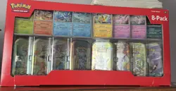 1x Pokemon TCG Prismatic Evolutions Costco 8 Mini-Tin Bundle w/ Promo Cards NEW - Image 1