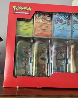 1x Pokemon TCG Prismatic Evolutions Costco 8 Mini-Tin Bundle w/ Promo Cards NEW - Image 3