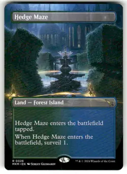 Murders at Karlov Manor #326 Hedge Maze (Borderless) - Image 1