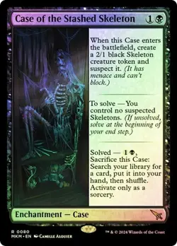 Case of the Stashed Skeleton - FOIL #80 - Murders at Karlov Manor - NM MTG - Image 1
