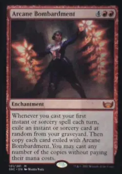 Arcane Bombardment - Streets of New Capenna: #101, Magic: The Gathering Nm C277 - Image 1