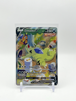 Tyranitar V Alternate Full Art Holo Battle Style 155/163 Pokemon TCG - Image 1