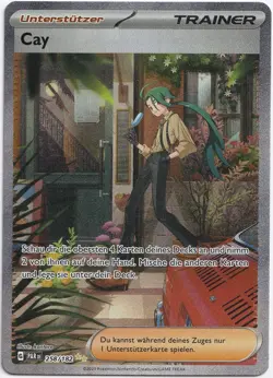 Pokemon Cay Secret Illustration Rare Paradoxrift 258/182 Near Mint Deutsch - Image 1
