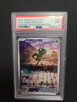 PSA 2024 Pokemon SVP Teal Mask Ogerpon Promo – Twilight Masquerade ETB - Image 1
