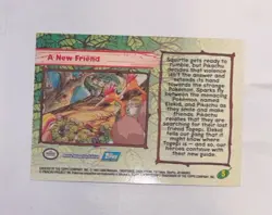 2000 Topps Pokemon The Movie A New Friend #5 Blue Logo NM+ - Image 2