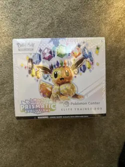 Prismatic Evolutions Pokemon Center ETB Elite Trainer Box Sealed - Image 1