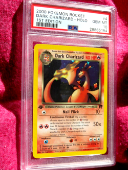 🔥🔥2000 Pokemon Rocket #4 Dark Charizard -Holo 1ST Edition PSA 10 GEM MT. 🔥🔥 - Image 2