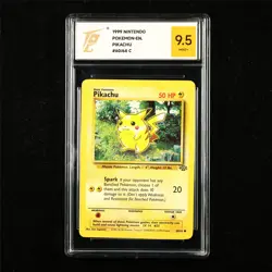 TQG 9.5 MINT+ 1999 Pokemon ENG Pikachu 60/64 C - Image 1