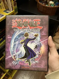 Yu-Gi-Oh 1996 Seto Kaiba Mini Binder Card Holder With Cards, NM - LP Condition - Image 1