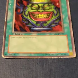 Yu-Gi-Oh! Pot of Greed SD2-EN017 1st Edition HP/DMG *FREE SHIPPING* - Image 3