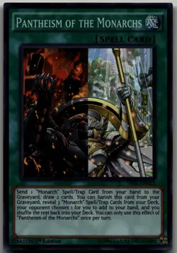 Pantheism of the Monarchs Super Rare Structure Deck: Emperor of Darkness SR01-EN - Image 1