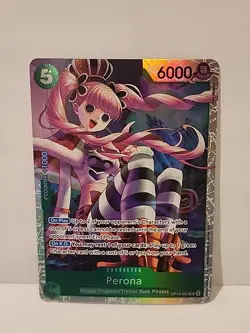 One Piece Perona OP14-033 Super Rare (SR) The Azure Sea's Seven - Image 1